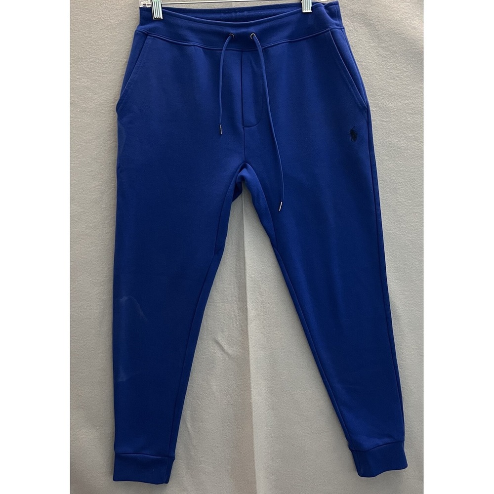 POLO‎ RALPH LAUREN Men's Size small Royal Blue Double Knit Jogger Pant